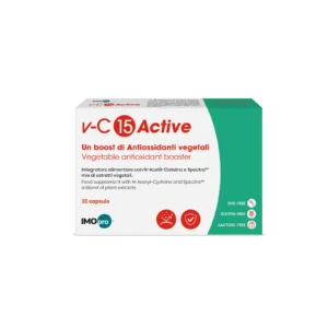 Confezione di IMOpro v-C 15 Active da 30 capsule vista frontale