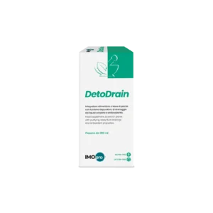 Confezione di IMOpro DetoDrain da 200 ml vista frontale
